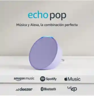 Parlante Bluetooth Amazon Echo Pop 1ra Generación Color Lavanda