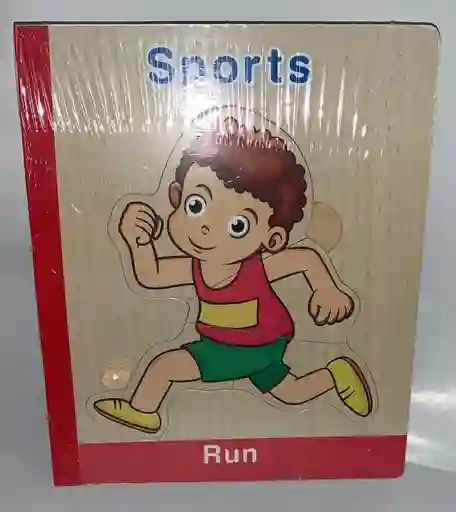 Libro Rompecabezas Deportes En Ingles