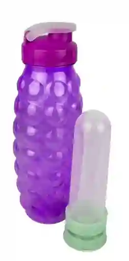 Botella Deportiva Burbuja 800 Ml Con Pila Pet