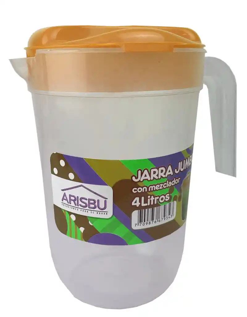 Jarra Arisbu Sin Mezclador 4 Ltr