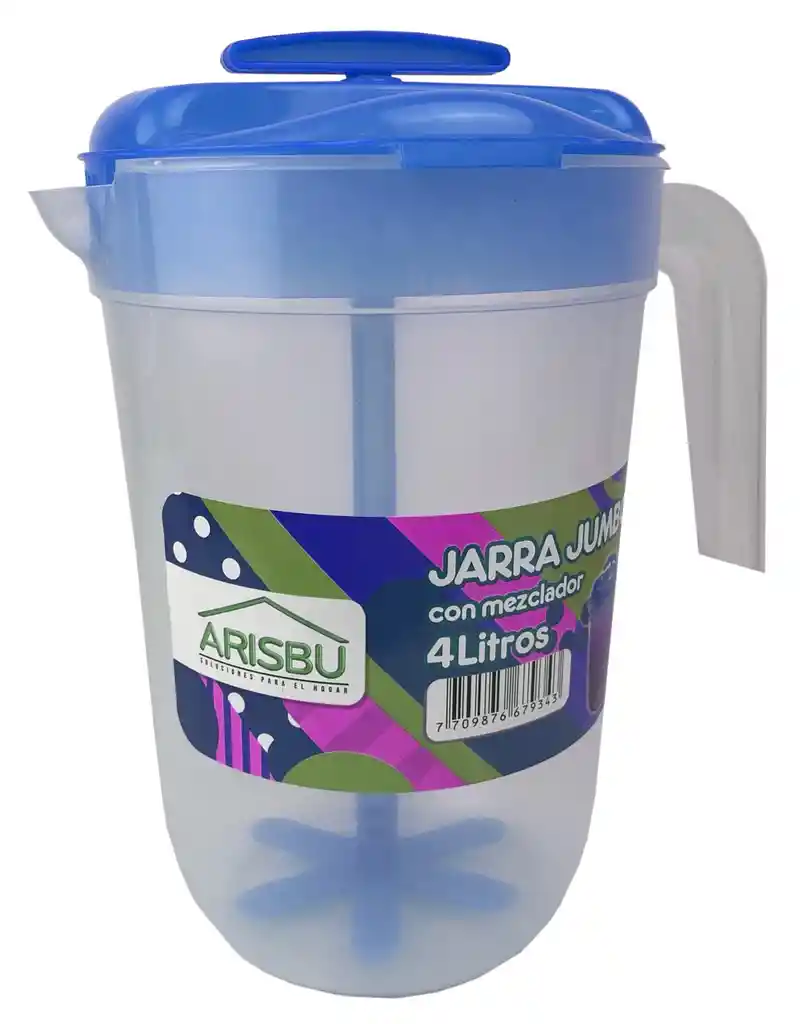 Jarra Arisbu Con Mezclador 4 Ltr