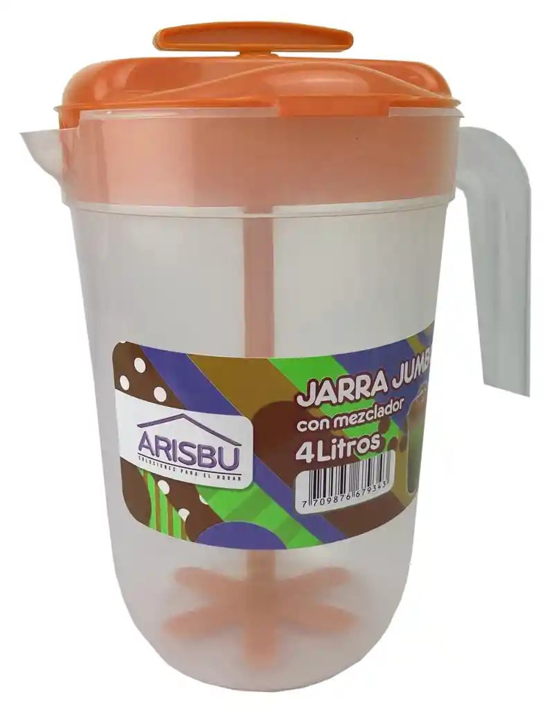 Jarra Arisbu Con Mezclador 4 Ltr