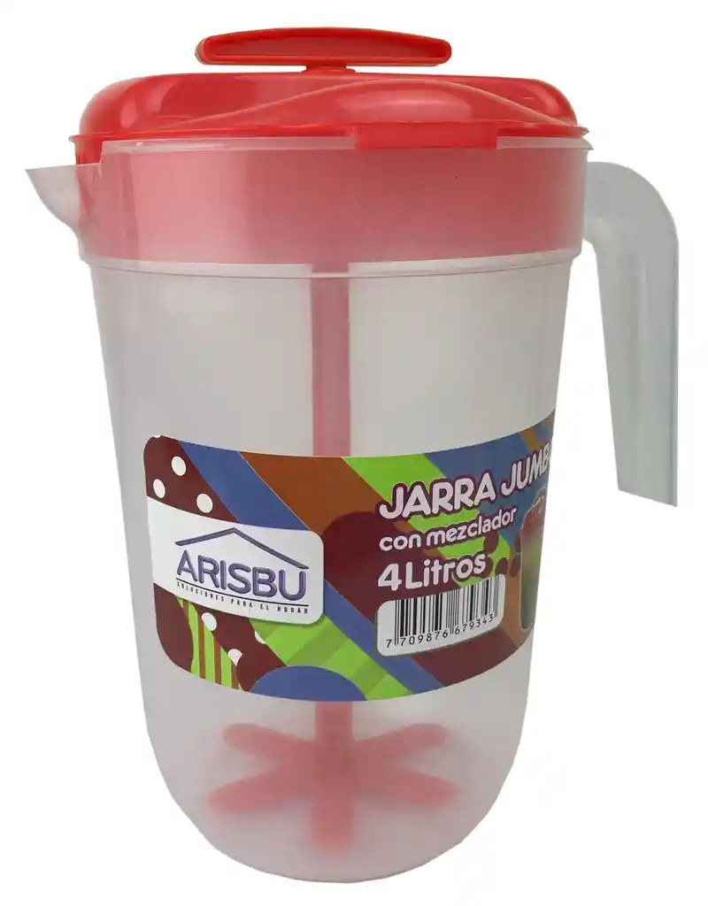 Jarra Arisbu Con Mezclador 4 Ltr