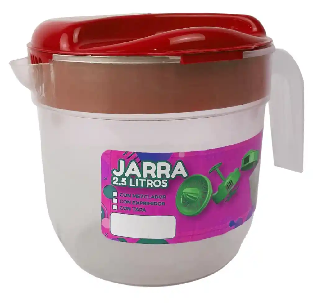 Jarra 2.5 Lt Sin Mezclador Arisbu