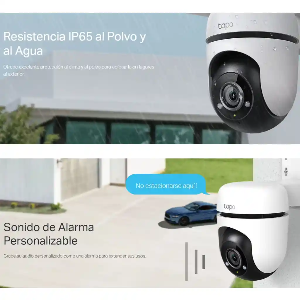 Cámara Ip Wifi Exterior Robótica Full Hd Tp-link Tapo C500