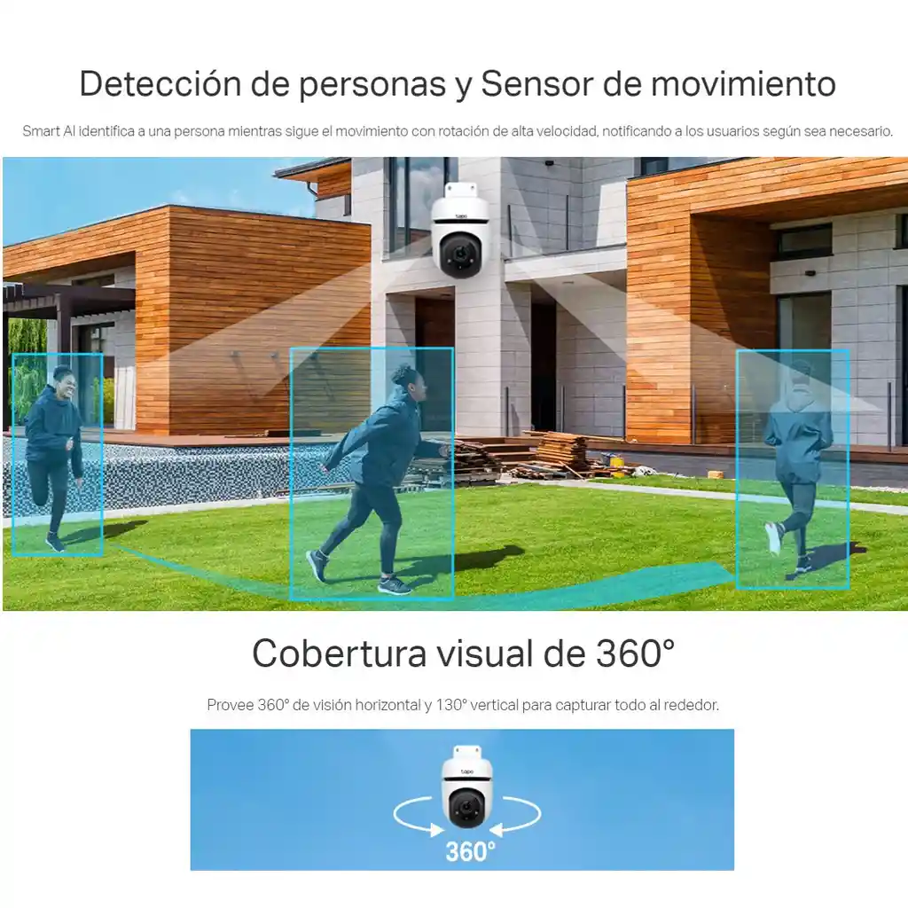 Cámara Ip Wifi Exterior Robótica Full Hd Tp-link Tapo C500