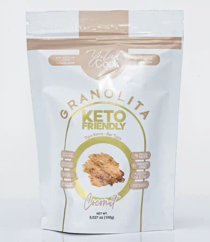 Granolita Keto Chocofresa - Tipo Barra