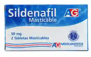 Sildenafil Masticable 50 Mg X 2 Tabletas