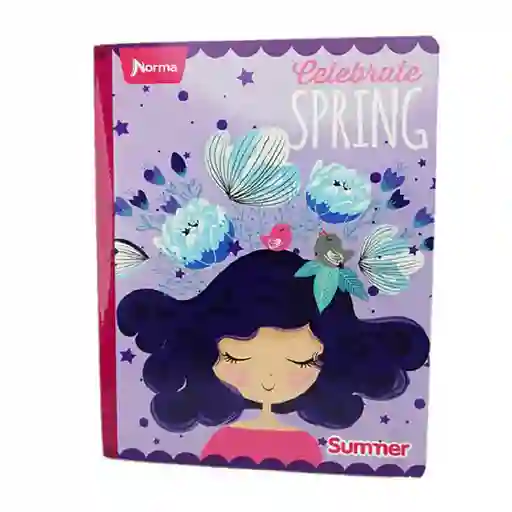 Cuaderno Cosido 100 Hojas Ferrocarril Mujer