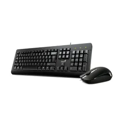 Combo Teclado Y Mouse Genius Km-160 Español Latam | Negro