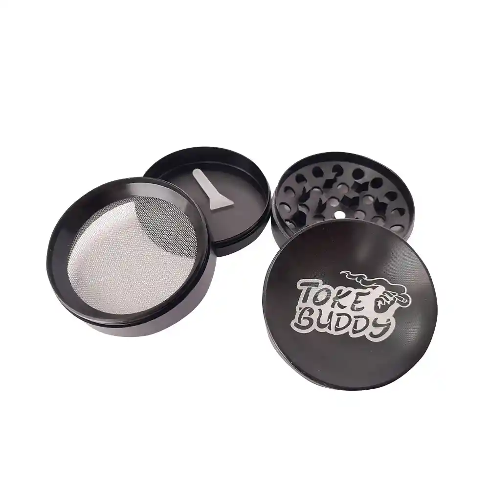 63mm Concave Toke Buddy Grinders Black