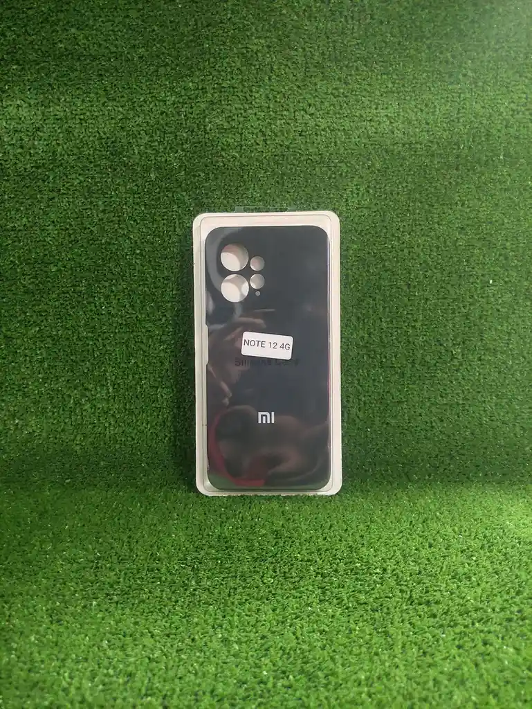 Xiaomi Redmi Note 12 4g| Forro Protector| Silicone Case |negro| Xiaomi | Carcasa | Funda | Anti Humedad