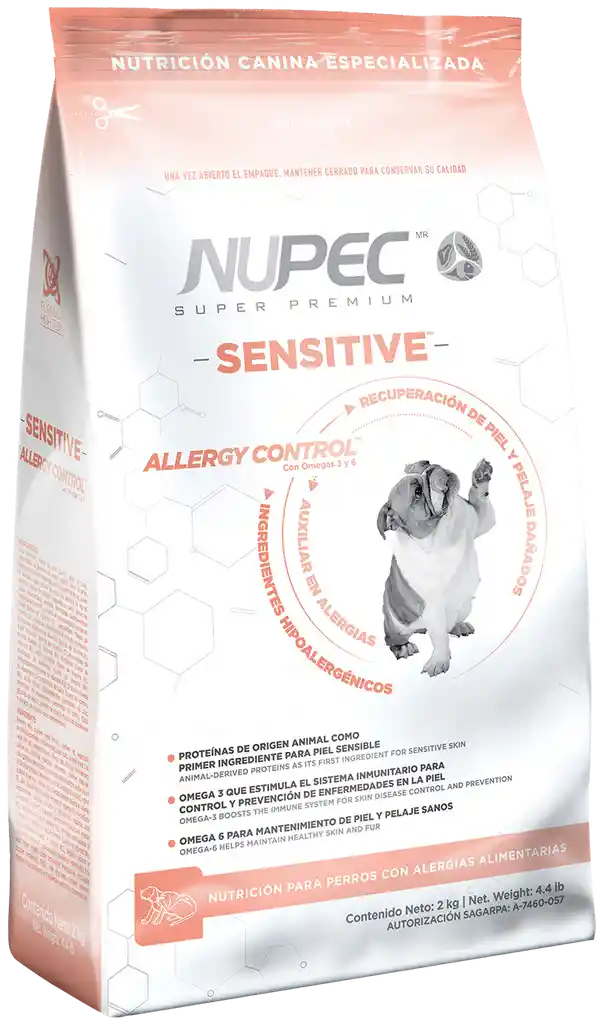 Nupec Adulto Sensitive Raza Grande 8 Kg