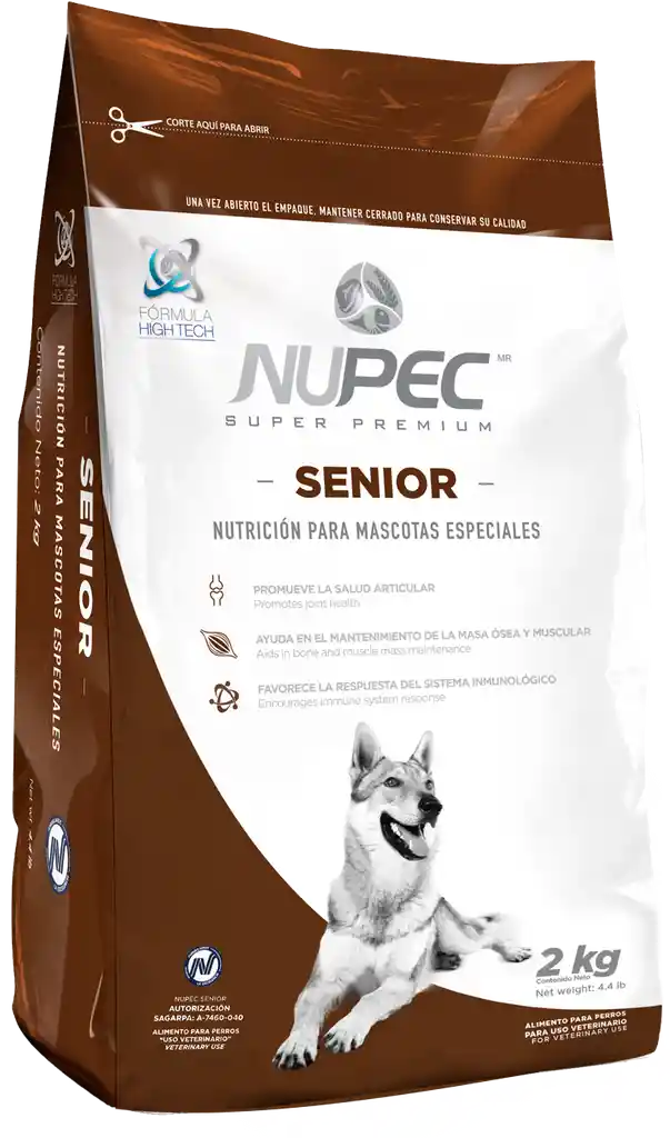 Nupec Perro Senior Raza Grande 8 Kg