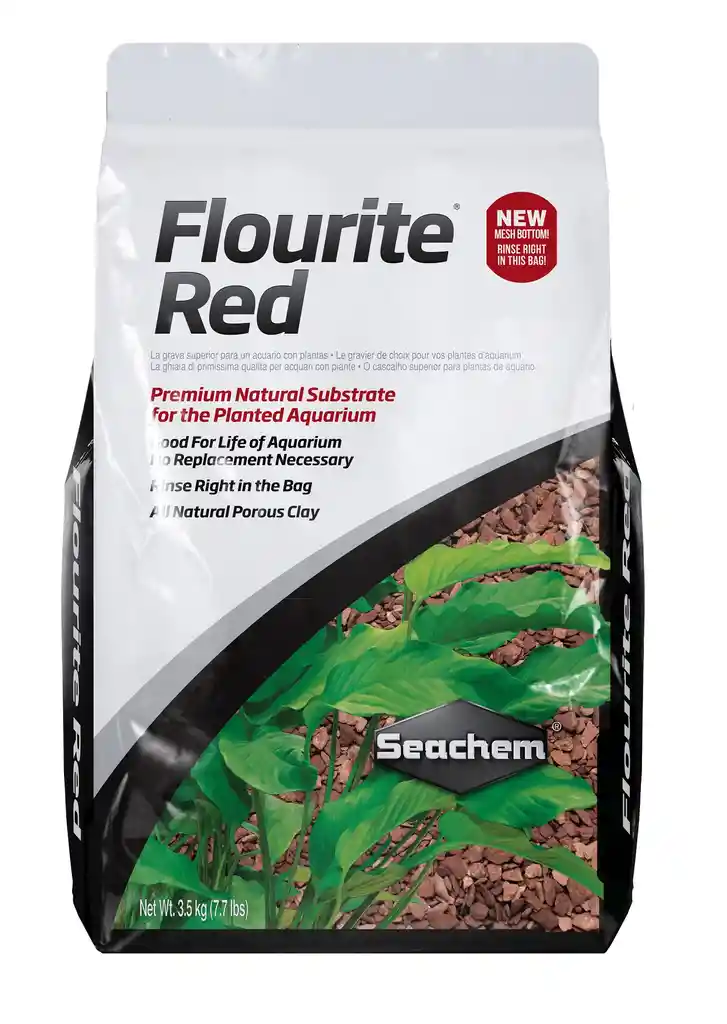 Flourite Red 3.5kg Seachem Sustrato Acuarios Plantas Grava