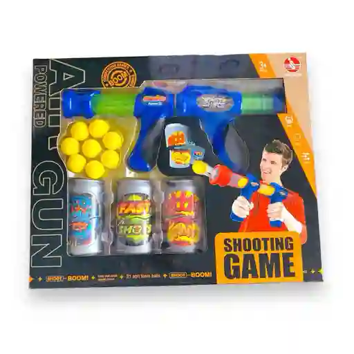 Super Lanzador Pistola De Niños Con Bolitas De Foamy