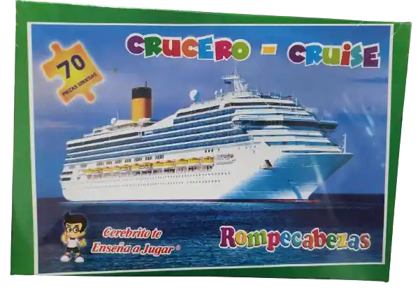 Juego Rompecabezas De Crucero - 70 Fichas Gruesas