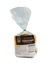 Corazones De Chocolate Artesanal Mildan 130 Gr