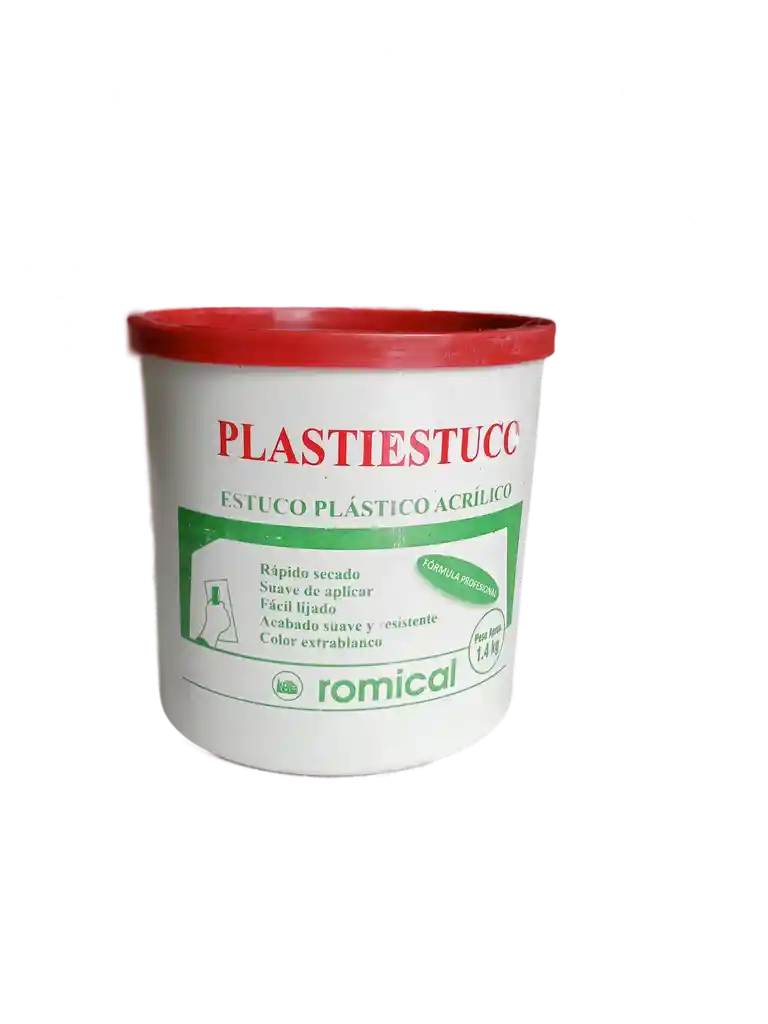 Estuco Plastico Acrilico 1/4