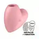 Satisfyer 2 En 1 Succionador De Clítoris Mas Vibración Cutie Heart Rosado