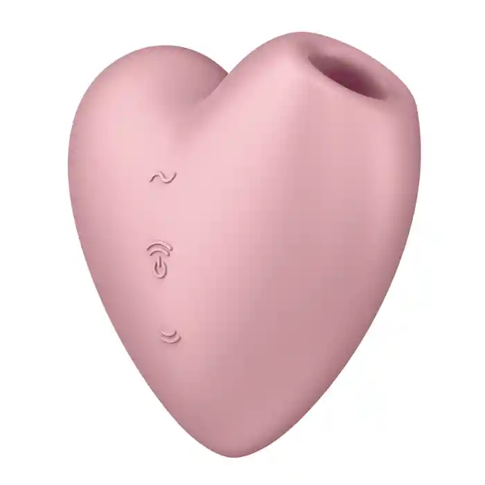 Satisfyer 2 En 1 Succionador De Clítoris Mas Vibración Cutie Heart Rosado