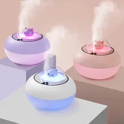 Humidificador Y Difusor De Aromas Gato Espacial