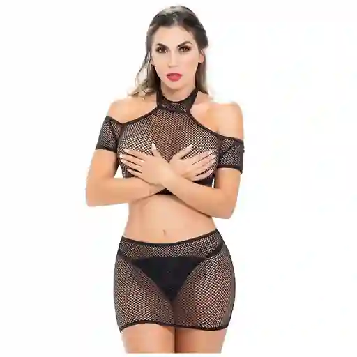 Conjunto Rockera En Malla