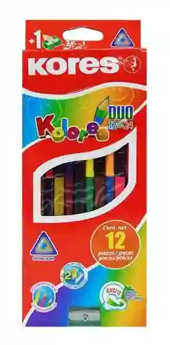 Colores Kores *12 Doble Punta