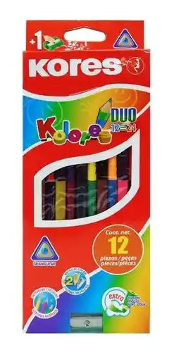 Colores Kores *12 Doble Punta