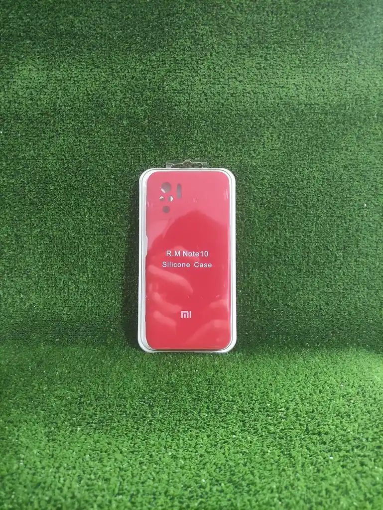 Xiaomi Redmi Note 10 | Forro Protector| Silicone Case |rojo | Xiaomi | Carcasa | Funda | Anti Humedad