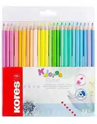 Colores Kores Pastel Triangular *24