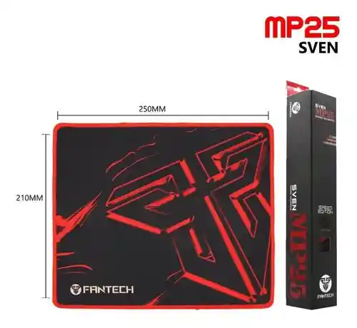 Pad Mouse Fantech Sven Mp25 Fibra Speed Color Negro