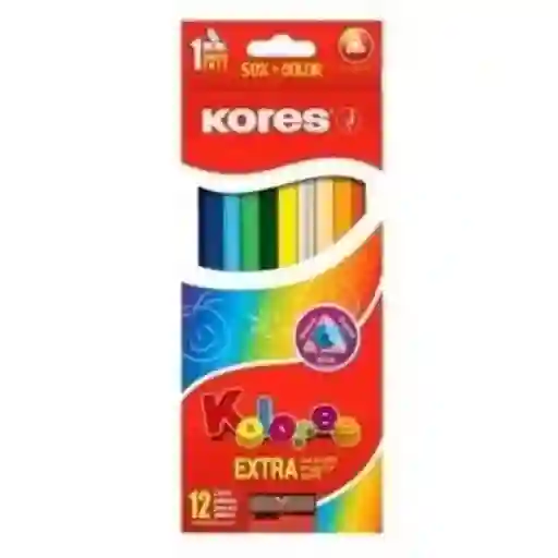 Colores Kores Triangular*12 Largo