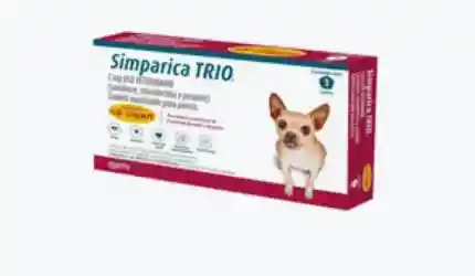 Simparica Trio De 1.3 Kg Hasta 2,5 Kg