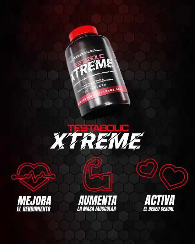 Precursor De Testosterona Testabolic Xtreme 30 Serv