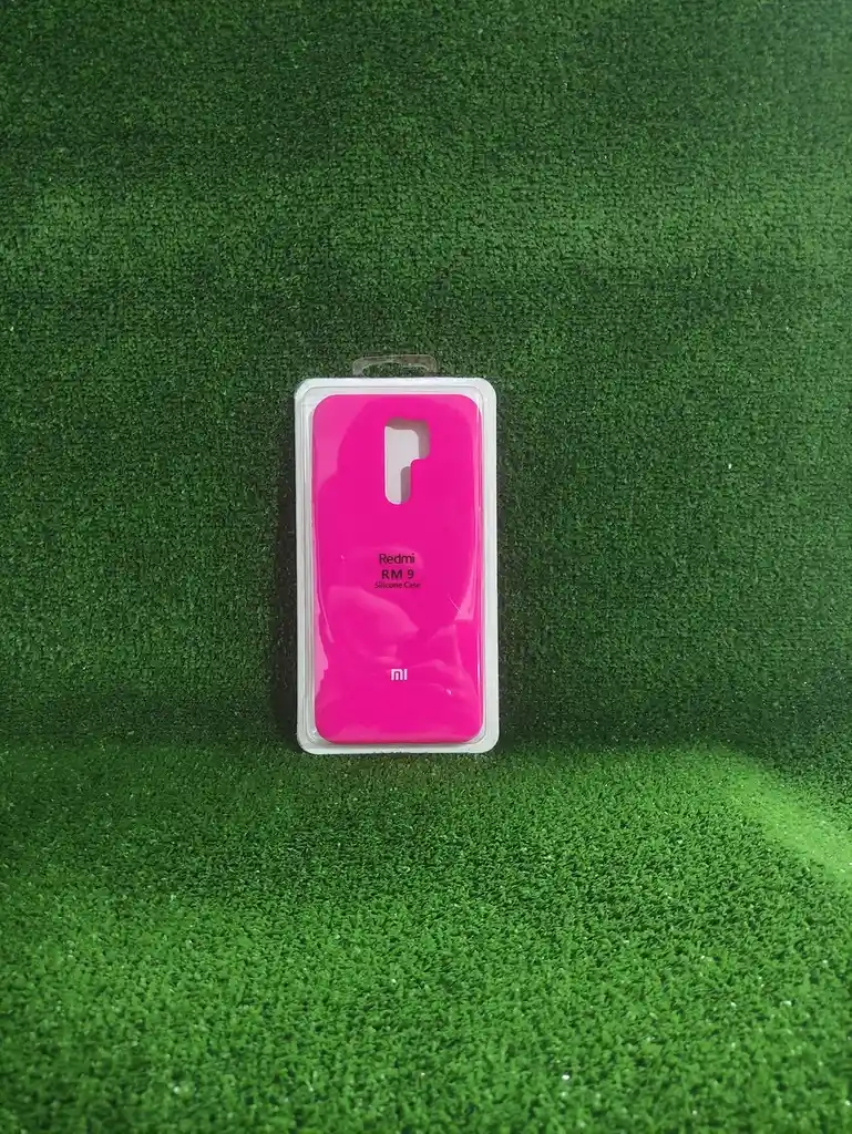 Xiaomi Redmi 9 | Forro Protector| Silicone Case |fucsia Neon| Xiaomi | Carcasa | Funda | Anti Humedad