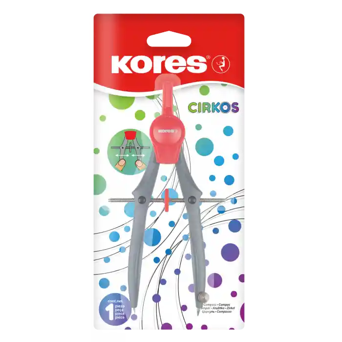 Compas Kores Plastico Cirkos