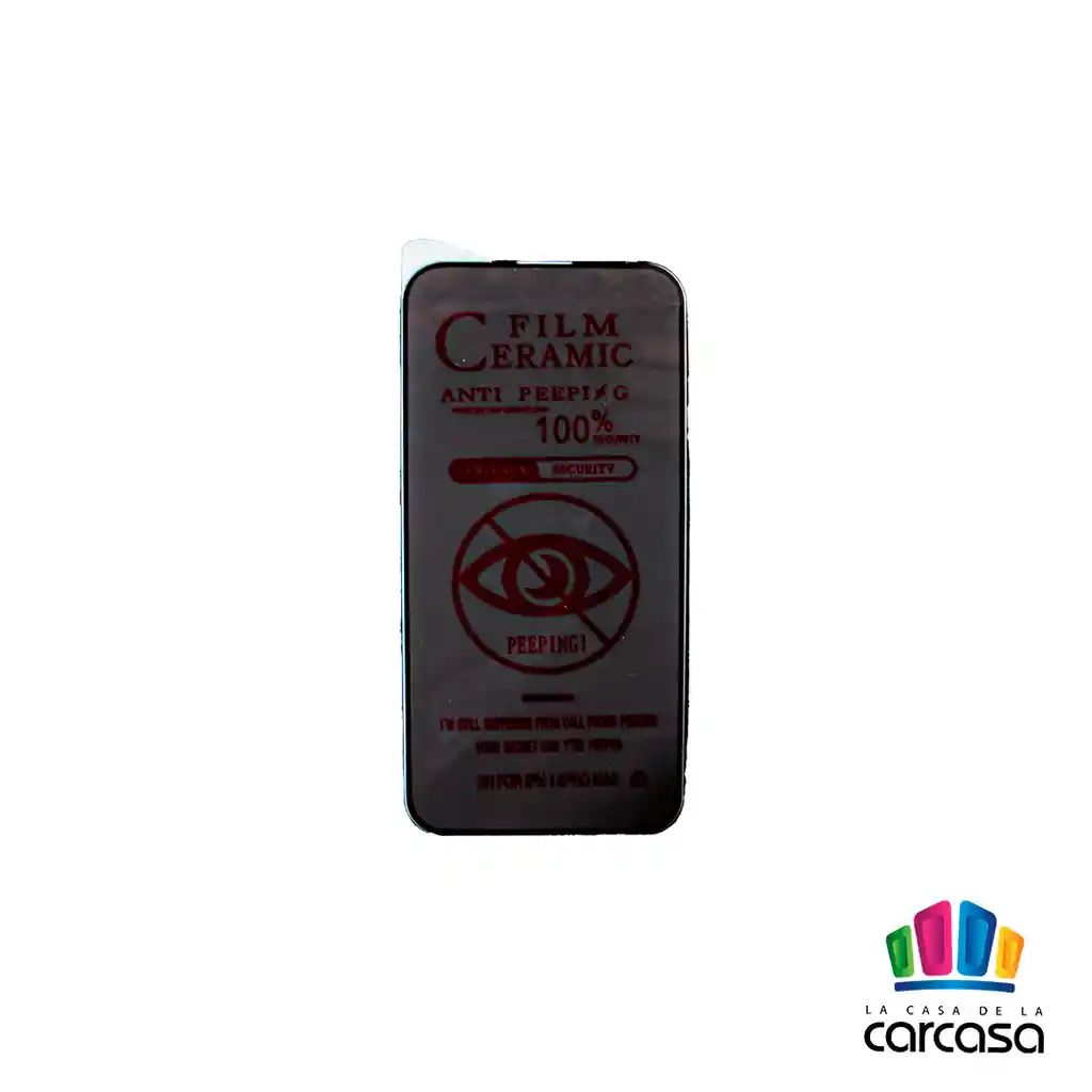 Vidrio Ceramico Antiespia Iphone 15 Pro