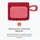 Jbl Go 3 Altavoz Portátil Bluetooth Resiste Polvo Agua Ip67 Rojo