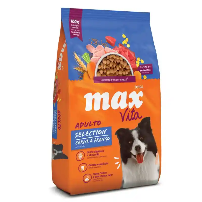 Max Vita - Alimento Perro Adulto Carne Y Pollo 10.1 Kg