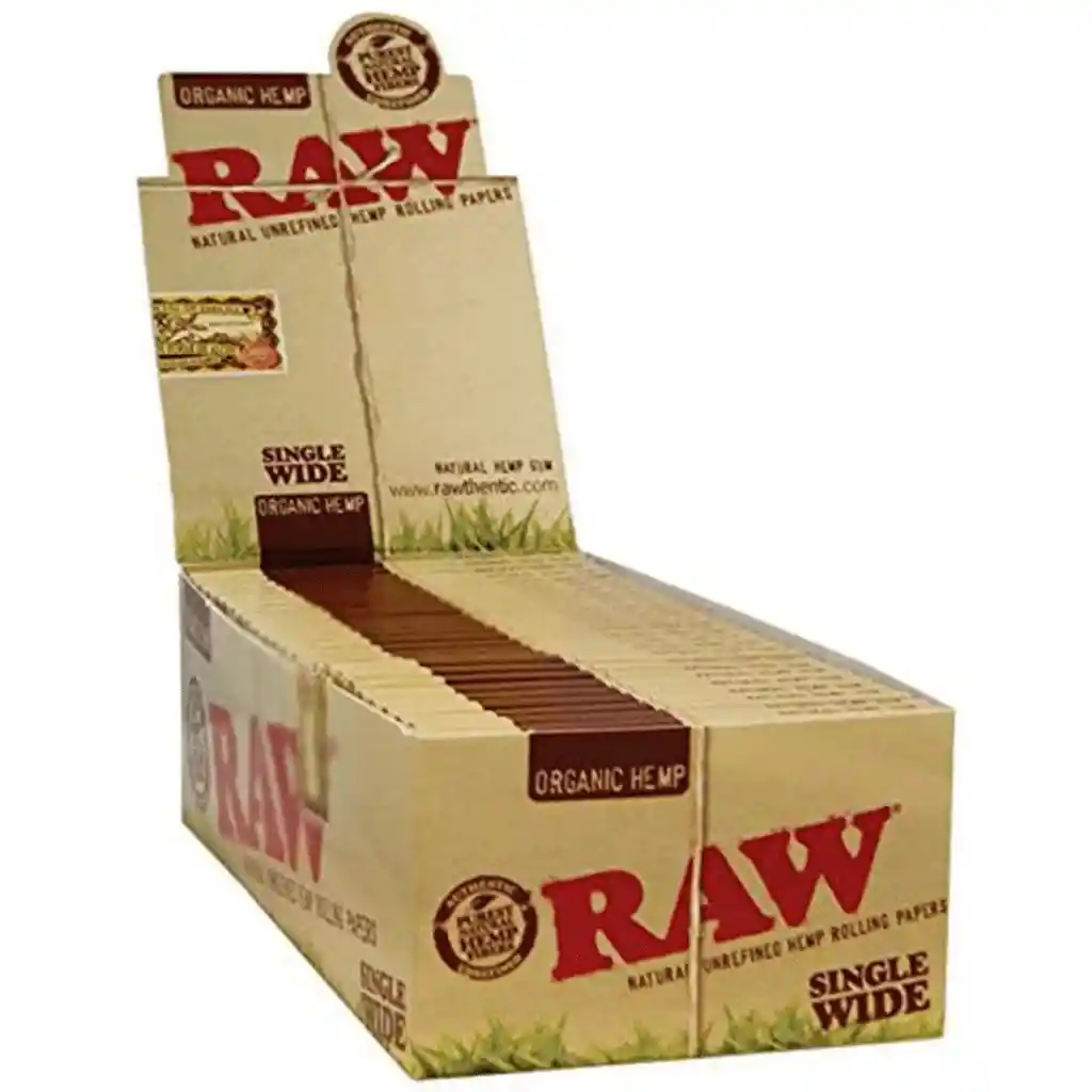 Papeles Raw Organic Sigle Wide