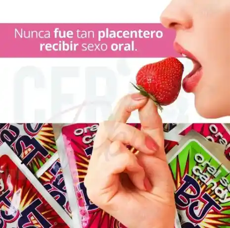 Polvo Explosivo Para Sexo Oral Saborizado Sex Candy Manzana