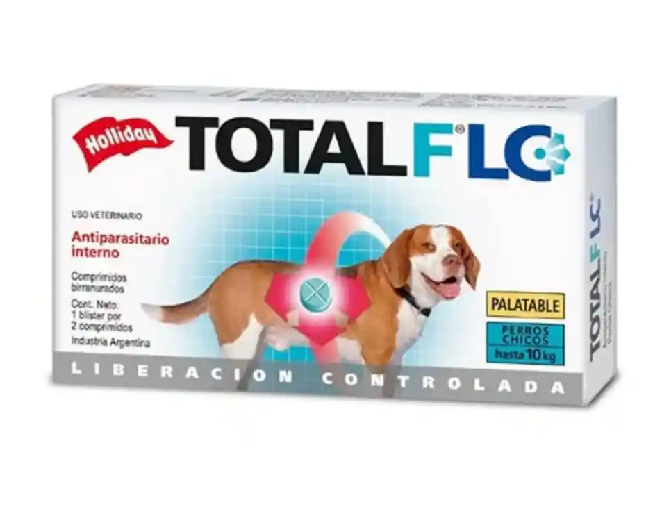 Total Flc Perro Chico. Antiparasitario Interno X Und.