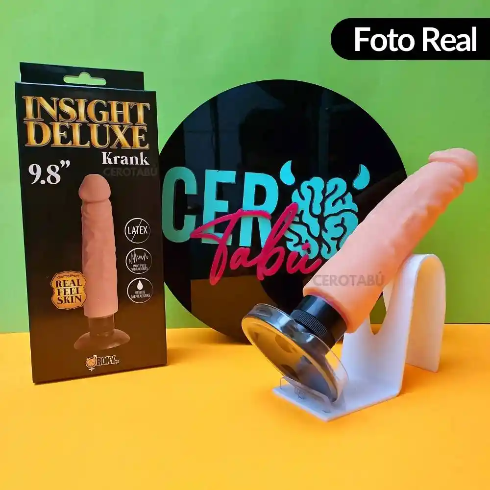 Dildo Vibrador Realista Consolador Adherente 25 Cm Sex Toy