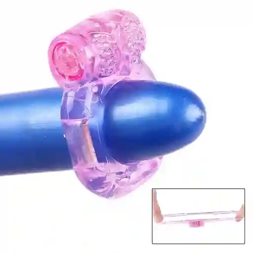 Anillo Vibrador Pene Estimula Clitoris Retardante Sexual