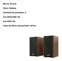 Parlantes Genius Sp-hf180 Negro 6 Wats 3.5 Mm Negros Madera Elegantes! Energía Por Usb