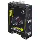 Mouse Gamer Alámbrico 6d Usb Negro/rojo Con Sensor Óptico Preciso, Dpi Ajustable, Cable Trenzado Y Botones De Alta Duración Para Juegos