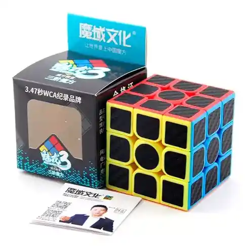 Cubo Rubik Profesional Carbono Para Niños Mei Long 3x3x