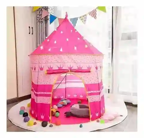 Carpa Castillo Casita Armable Niñas Rosado
