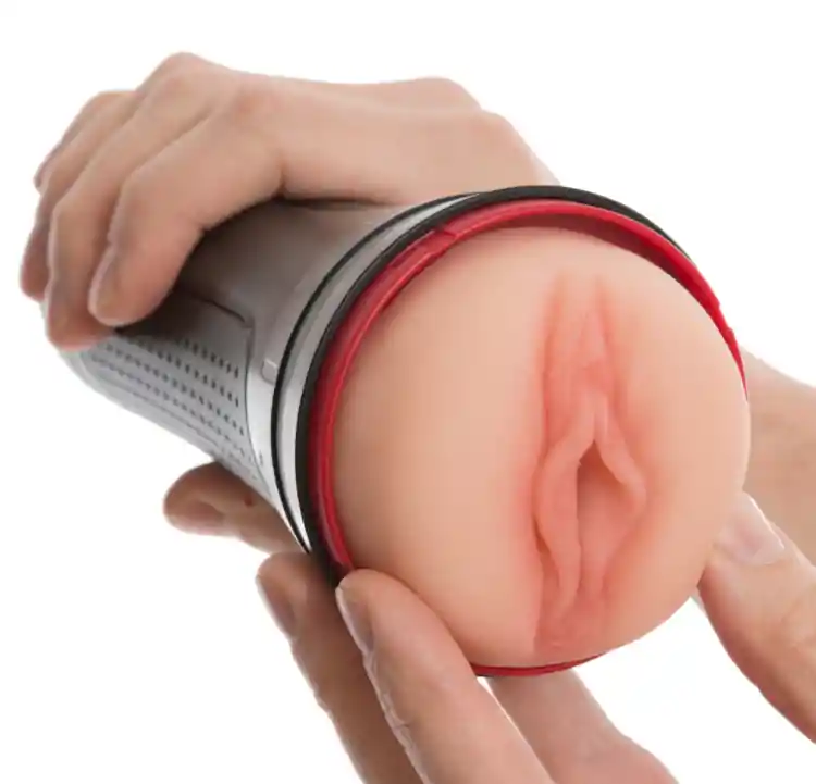 Masturbador Masculino Vagina Real Vibración Múltiple Graduable